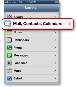 time warner cable email server settings for iphone